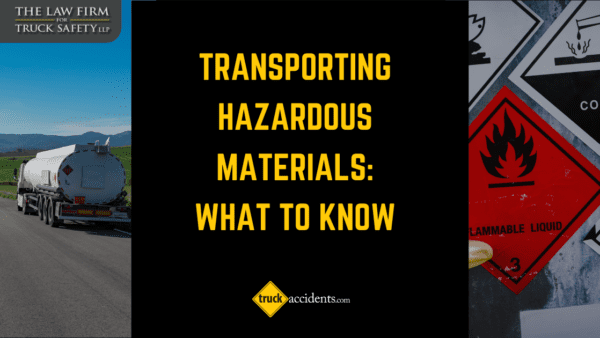 What Everyone Needs to Know About HazMat Trucks and Hazardous Material Transport